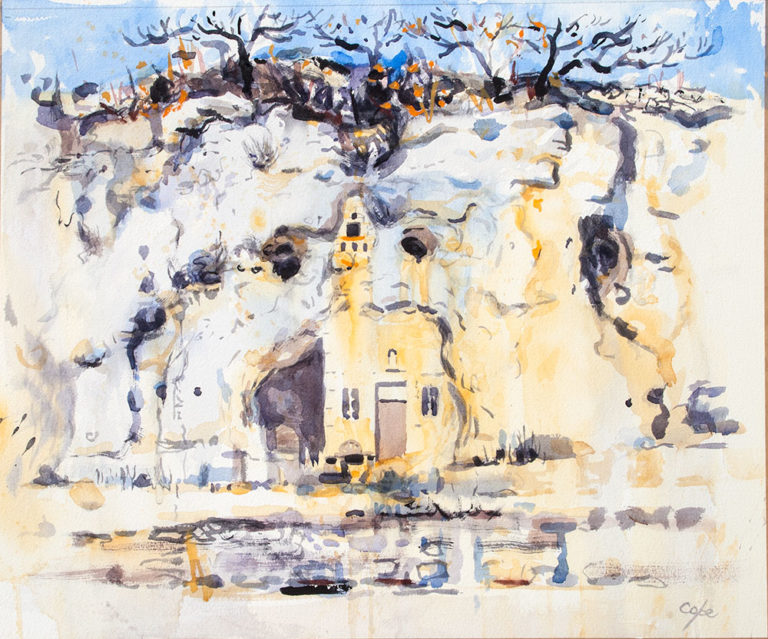 maison trogoldyte,lot,falaise