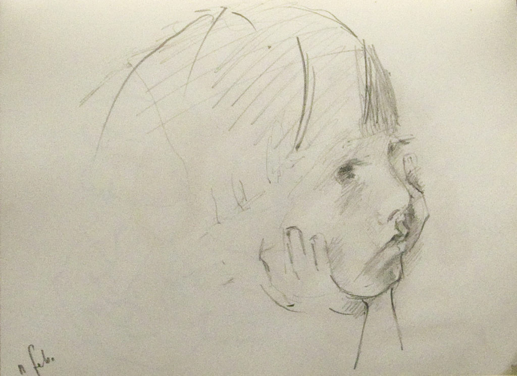 boy,drawing,head in hands,grahite,pencil,adam cope,eye lashes