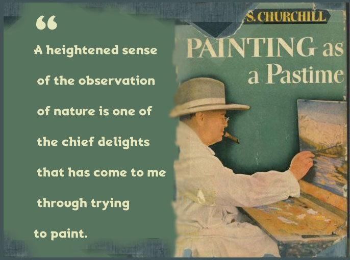 painting as a pastime churchill