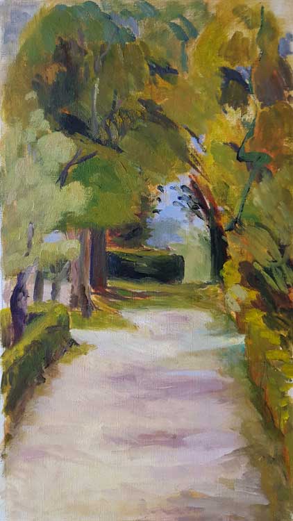 'Path' by Sheila. Oil