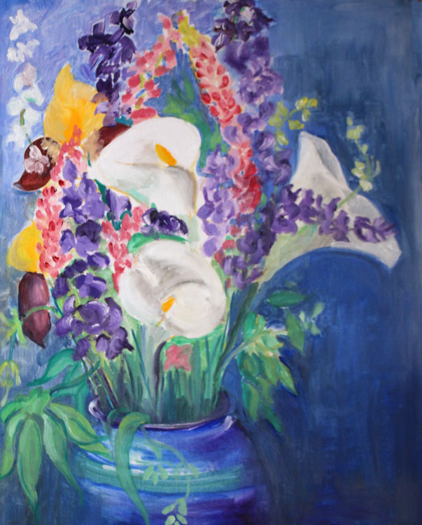 'Flowers' Alkyd by Susie