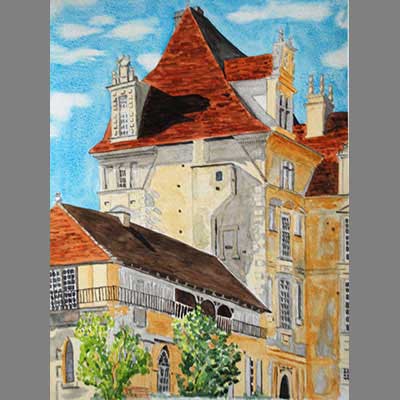 'Chateau de Lanquais' by Peter