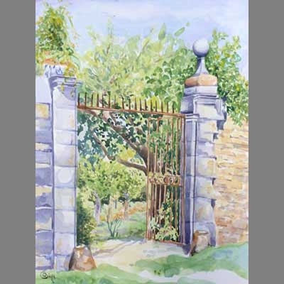 'Gates at Beduer' by Clair