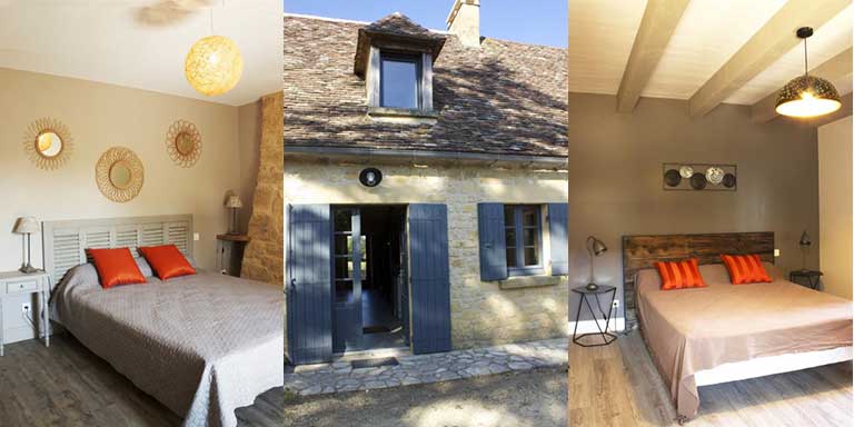 bedrooms, french holiday home