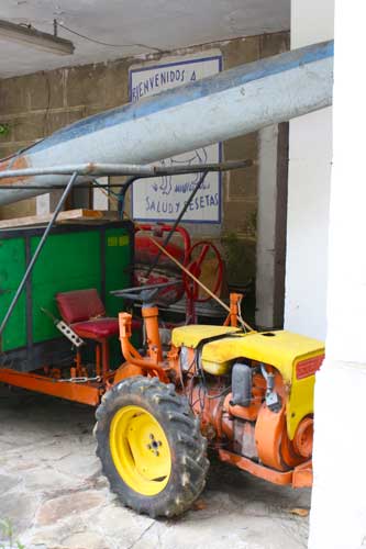 colourful tractor