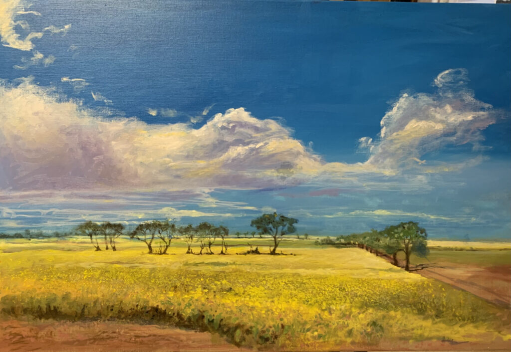 bulawayo, oil painting, africa,