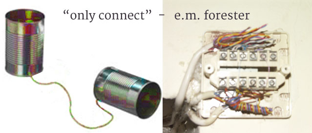 only connect,e m forester quote
